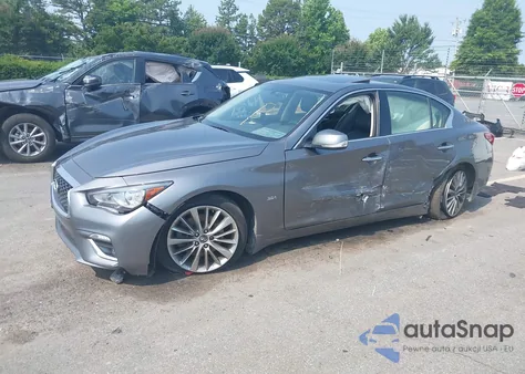 2018 Infiniti Q50 Luxe/Sport from USA, damaged, VIN JN1EV7AR6JM442422